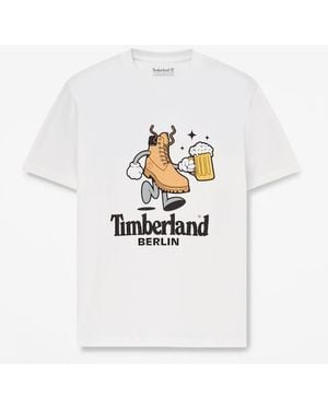 Timberland All Gender Berlin Short-Sleeve T-Shirt - White