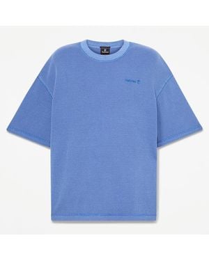 Timberland All Gender Waffle T-Shirt - Blue
