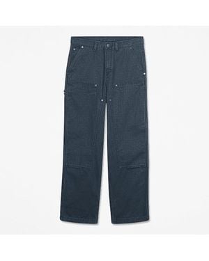 Timberland Rindge Double Knee Canvas Carpenter Trouser For - Blue