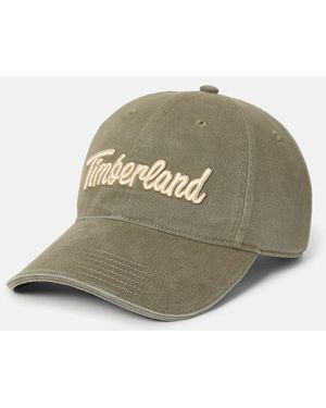 Timberland Midland Beach Canvas Embroidered Cap - Green
