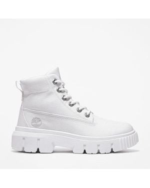 Timberland Greyfield Canvas Boot - White