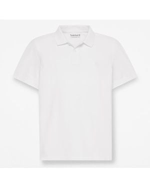 Timberland Millers River Short-Sleeve Polo For - White