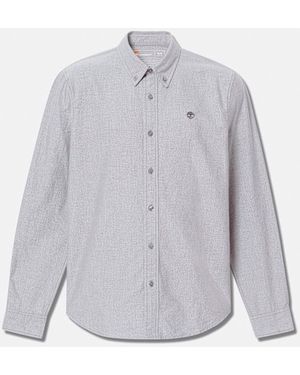 Timberland Oxford Shirt For - Grey
