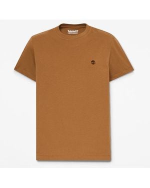Timberland Oyster River Slim Short-Sleeve T-Shirt For - Brown