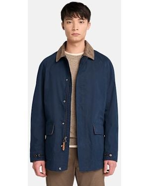 Timberland Wenham Waterproof Barn Coat For Men In Dark Blue, Man, Blue, Size: 3xl