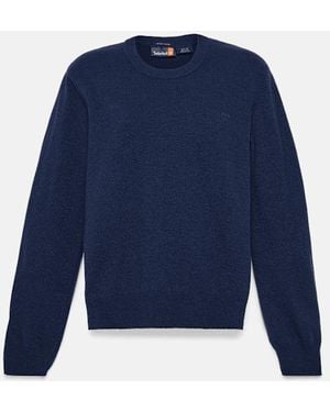 Timberland Merino Crewneck Jumper For - Blue