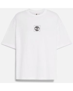 Timberland Building Blocks Short-Sleeve Graphic Tee - White