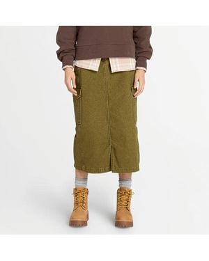 Timberland Cargo Skirt For Women In Dark Green, Woman, Green, Size: 23