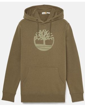 Timberland Kennebec River Tree Logo Hoodie For - Green