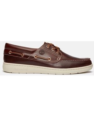 Timberland Portofino Pier Boat Shoe For Men In Burgundy, Man, Burgundy, Size: 5.5 - Brown