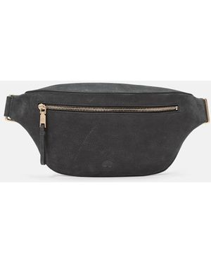 Timberland Soft Leather Sling Bag - Black