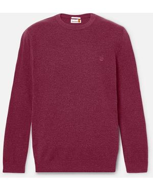 Timberland Cohas Brook Merino Crewneck Jumper For - Purple