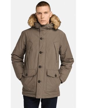 Timberland Scar Ridge Waterproof Parka For Men In Brown, Man, Brown, Size: 3xl