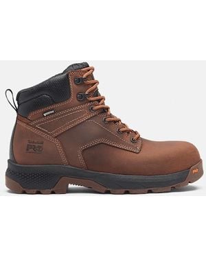 Timberland Titan Ev" Waterproof Composite-Toe Work Boot For - Brown