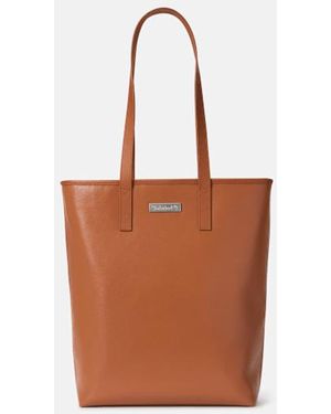 Timberland Leather Tote Bag - Brown