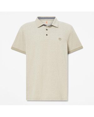 Timberland Baboosic Brook Oxford Short-Sleeve Polo For - Natural