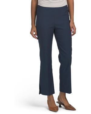 TJ Maxx Pull On Bootcut Ankle Pants For Nylon/Spandex/Rayon - Blue