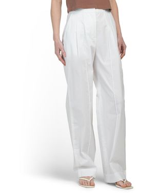 TJ Maxx Cotton Blend Novelty Pants For - White