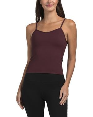 TJ Maxx Butter Soft Molded Cup Essential Bra Camisole For Spandex/Polyester - Purple