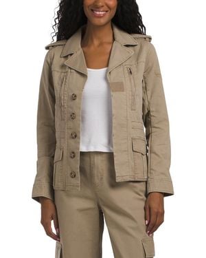TJ Maxx Klimi Washed Jacket For Cotton - Natural