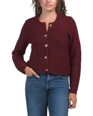 TJ Maxx Janis Cardigan, Acrylic - Red