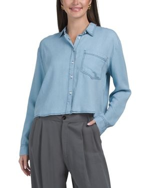 TJ Maxx Long Sleeve Blouse For - Blue