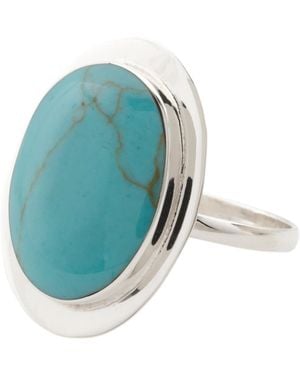 TJ Maxx Sterling Oval Ring - Blue