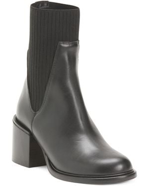 TJ Maxx Leather Quinn Booties For - Gray