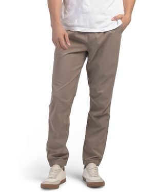 TJ Maxx Off Duty Heather Twill Sweatpants For Polyester - Gray
