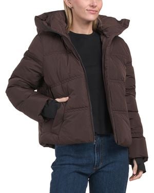 TJ Maxx Remi Puffer Jacket, Spandex/Polyester - Black