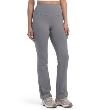 TJ Maxx Butter Soft Flare Pants With High Waist, Spandex/Polyester - Gray