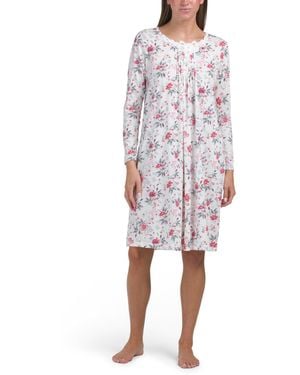 TJ Maxx Forever Yours Night Gown For Cotton/Polyester - White