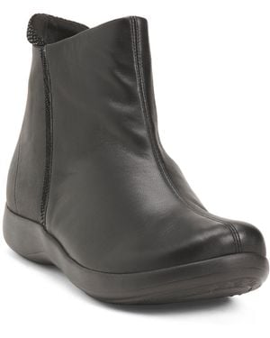 TJ Maxx Leather Aberdeen Booties For - Black
