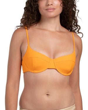 TJ Maxx Mona Bikini Top For Nylon/Spandex/Polyester - Orange