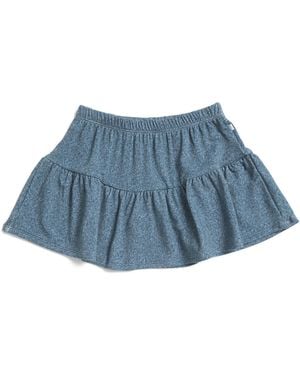 TJ Maxx Infant And Toddler Girls French Terry Denim Skater Skirt, Spandex/Viscose - Blue