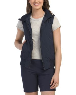 TJ Maxx Quilted Vest For Nylon/Polyester/Viscose - Blue