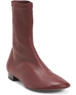 TJ Maxx Leather Antes Boots For - Purple