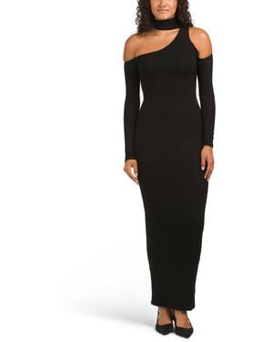 TJ Maxx Choked Up Maxi Dress For Spandex/Viscose - Black