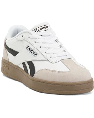 TJ Maxx Leather Forte Lounger Double Up Sneakers For Leather/Suede - White