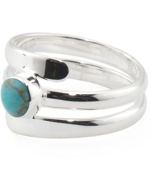 TJ Maxx Sterling Plated Wrap Ring - Gray