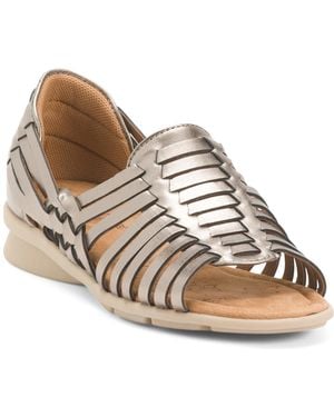 TJ Maxx Leather Putnam Sandals For - Natural