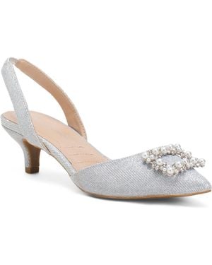 TJ Maxx Suza Slingback Heels For - White