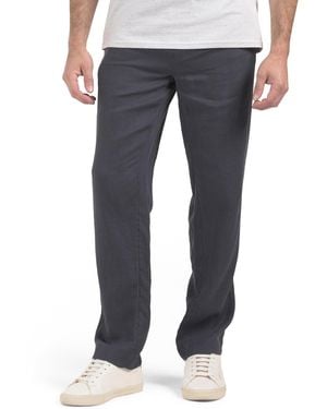 TJ Maxx Linen Pull On Pants For - Blue