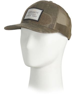 TJ Maxx Wool Blend Mesh Back Camo Logo Patch Cap For Polyester/Wool - White