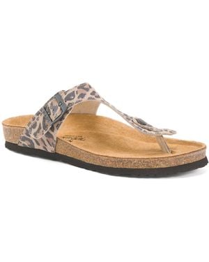 TJ Maxx Suede Tasha Comfort Sandals For - White