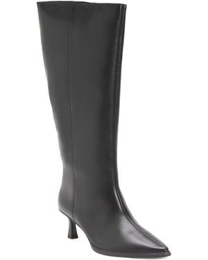 TJ Maxx Leather Carlos High Shaft Boots For - Black