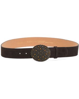 TJ Maxx Suede Sami Belt - Yellow