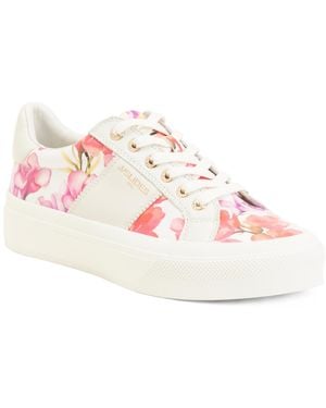 TJ Maxx Leather Gatsby Sneakers For Leather/Suede - Pink