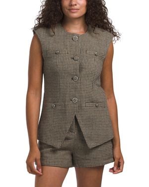 TJ Maxx Tweed Vest For Cotton/Polyester/Wool - Green