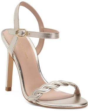 TJ Maxx Leather Dancer Twistie 100 Heeled Sandals For - Multicolor